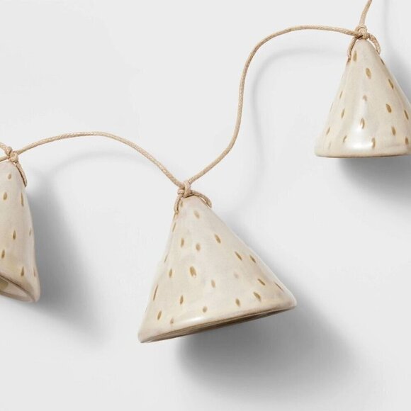 Studio McGee Ceramic Bell Garland - Threshold - Target Christmas 2023 - Picture 3 of 5